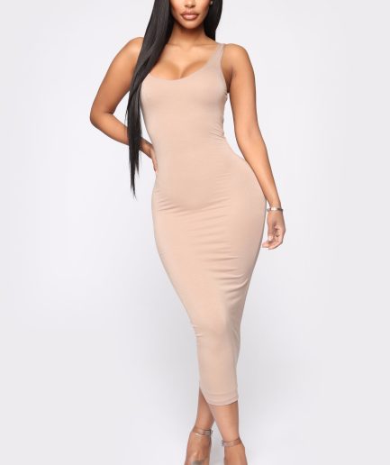 Your Needs Met Dress - Mocha